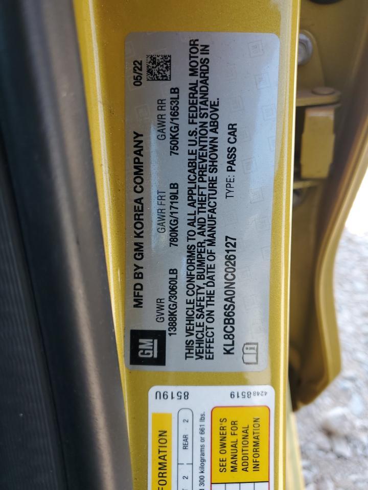 2022 CHEVROLET Spark