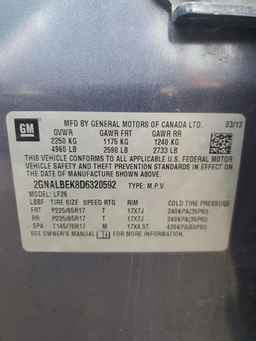 2013 CHEVROLET EQUINOX