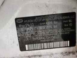 2013 HYUNDAI SONATA