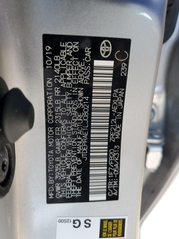 2020 TOYOTA COROLLA