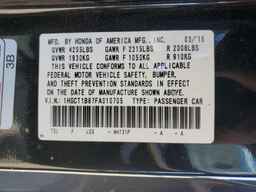 2015 HONDA ACCORD