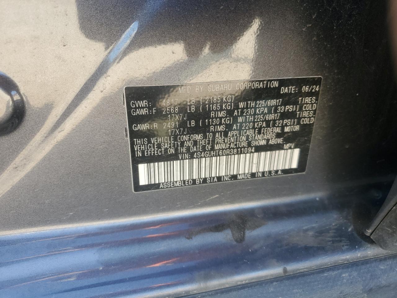 2024 SUBARU Crosstrek