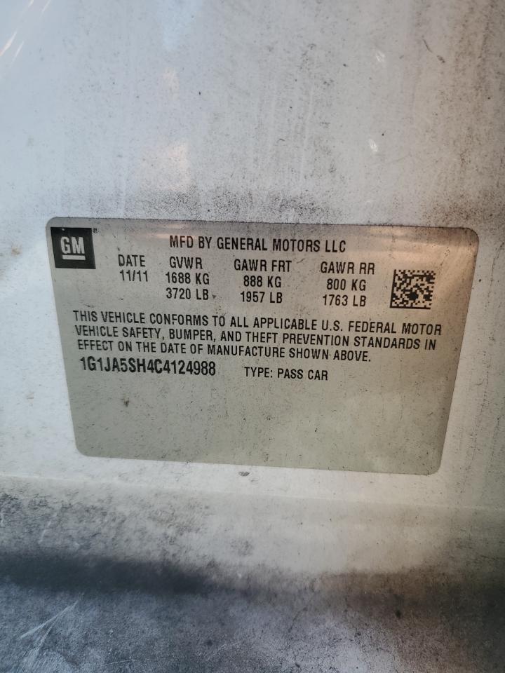 2012 CHEVROLET SONIC