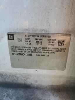2012 CHEVROLET SONIC