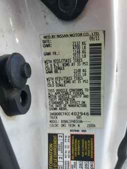 2012 NISSAN Frontier