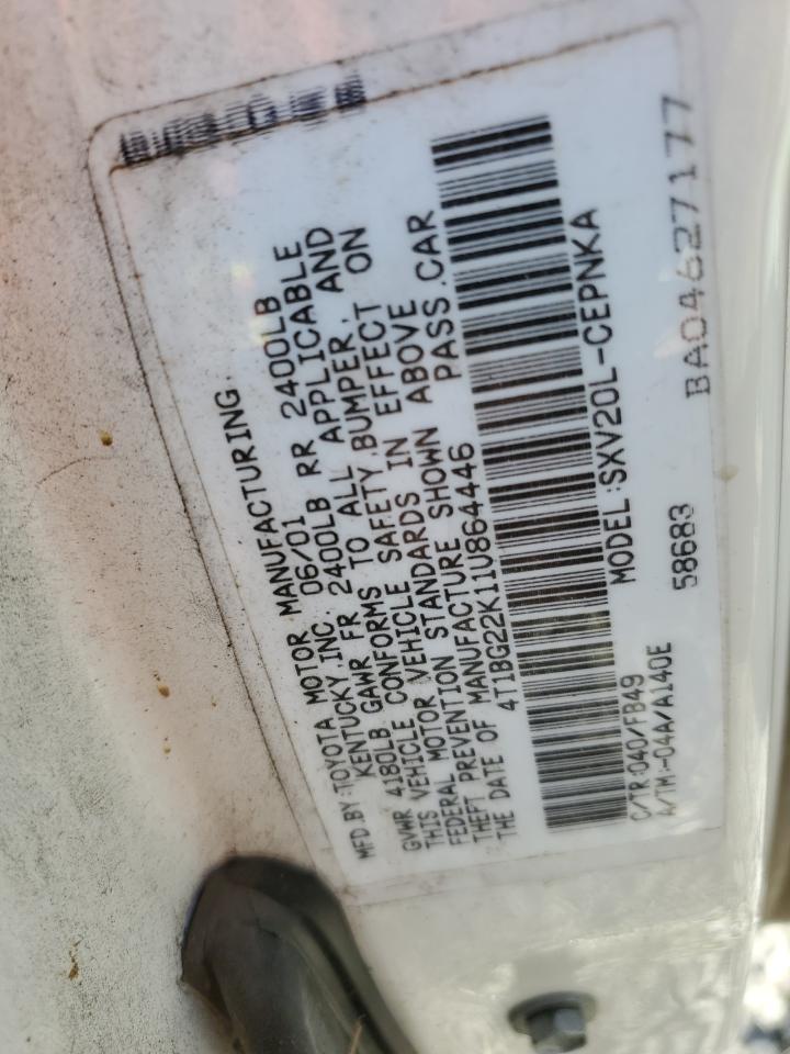 2001 TOYOTA CAMRY