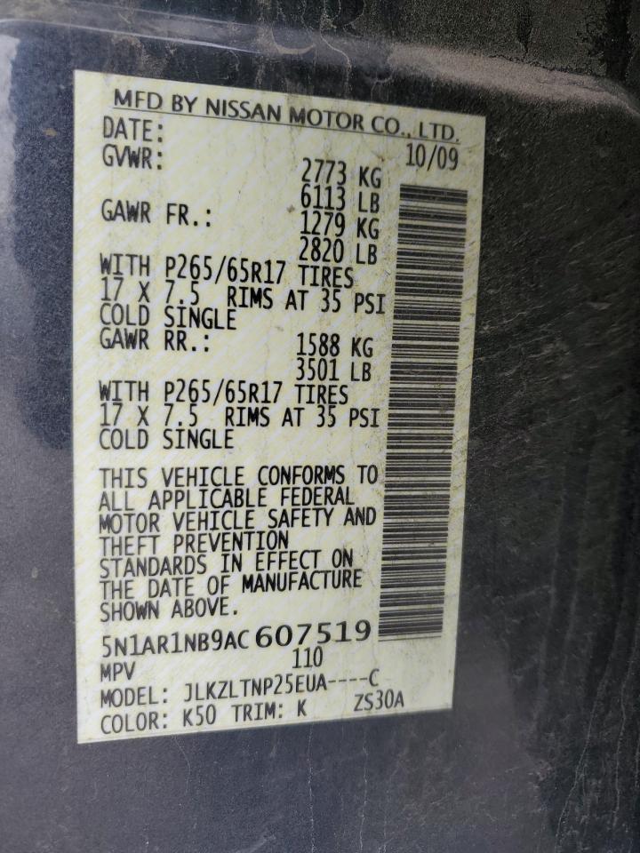 2010 NISSAN PATHFINDER