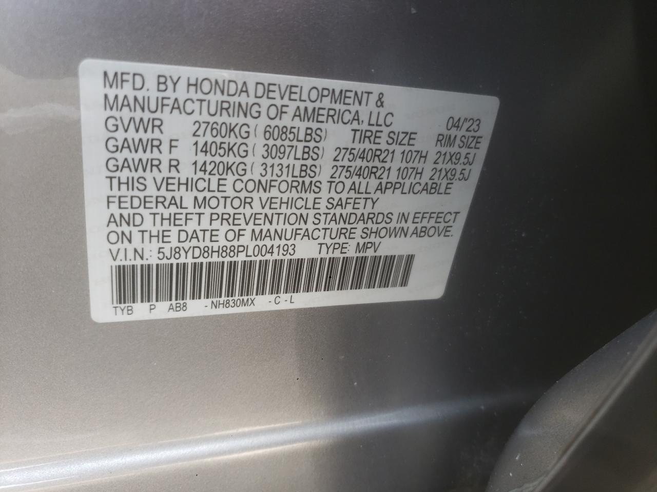 2023 ACURA MDX