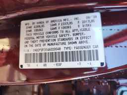2010 HONDA ACCORD