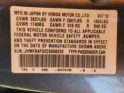 2012 HONDA CIVIC