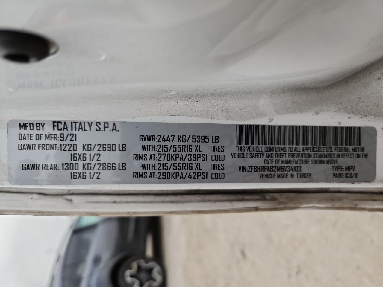 2021 RAM ProMaster City