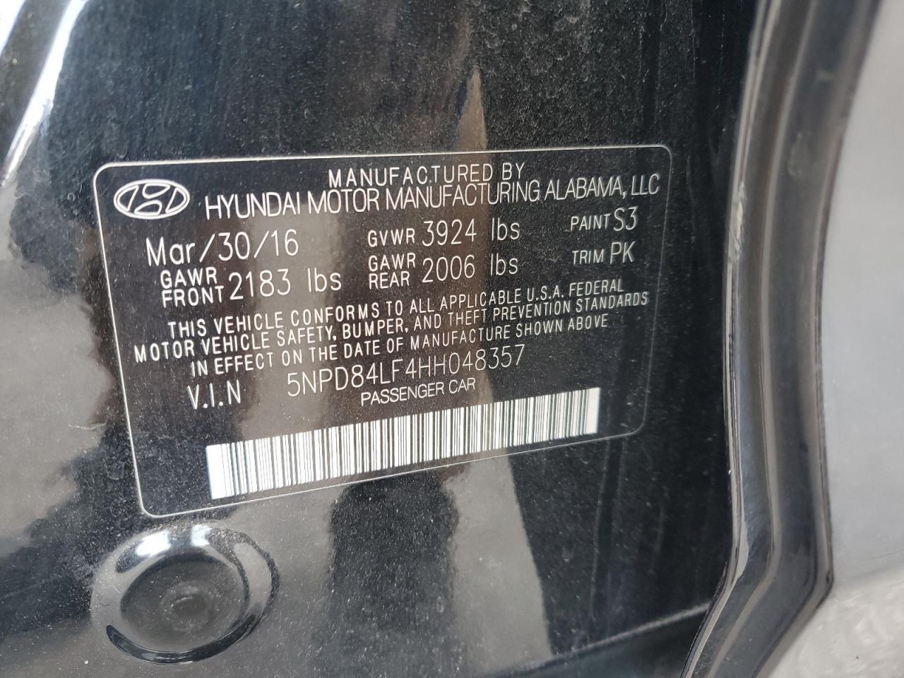 2017 HYUNDAI ELANTRA