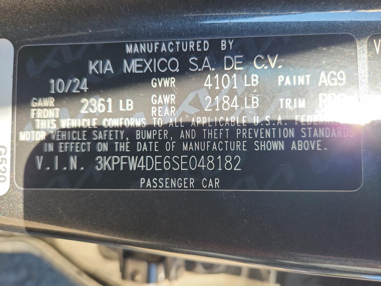 2025 KIA K4