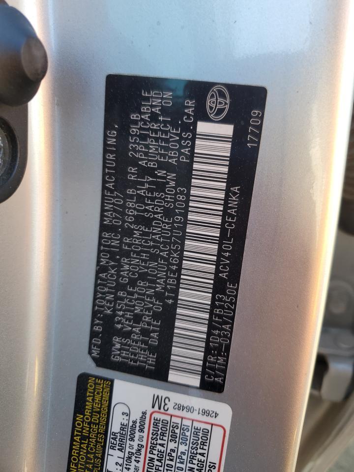 2007 TOYOTA CAMRY