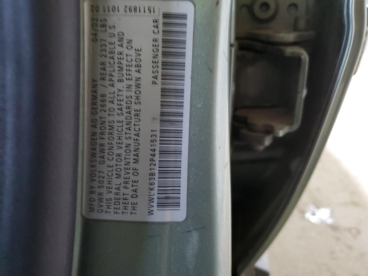 2002 VOLKSWAGEN Passat