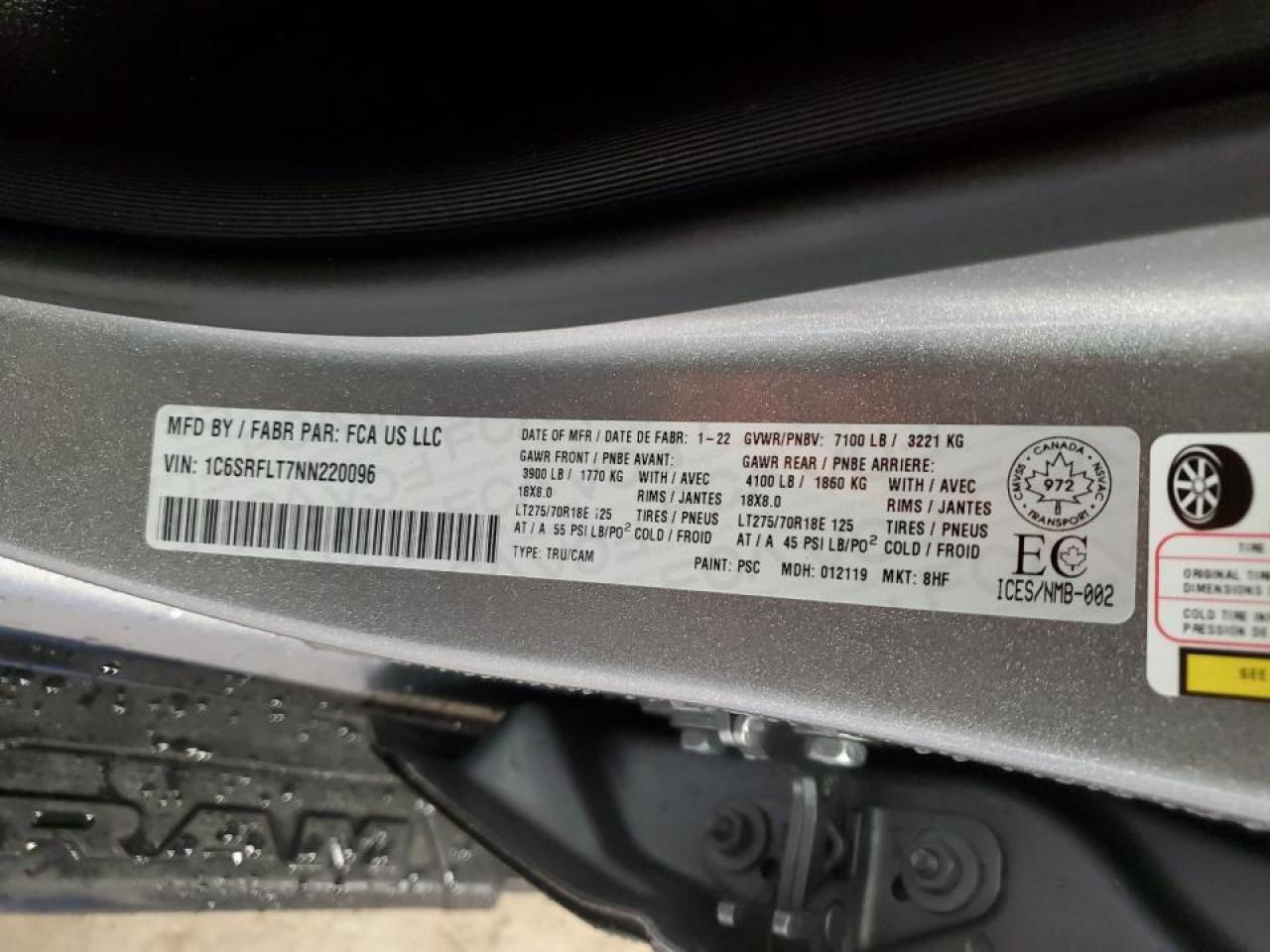 2022 RAM 1500