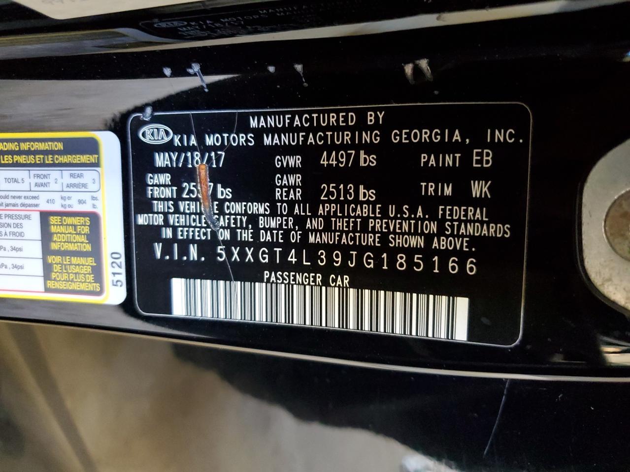 2018 KIA OPTIMA
