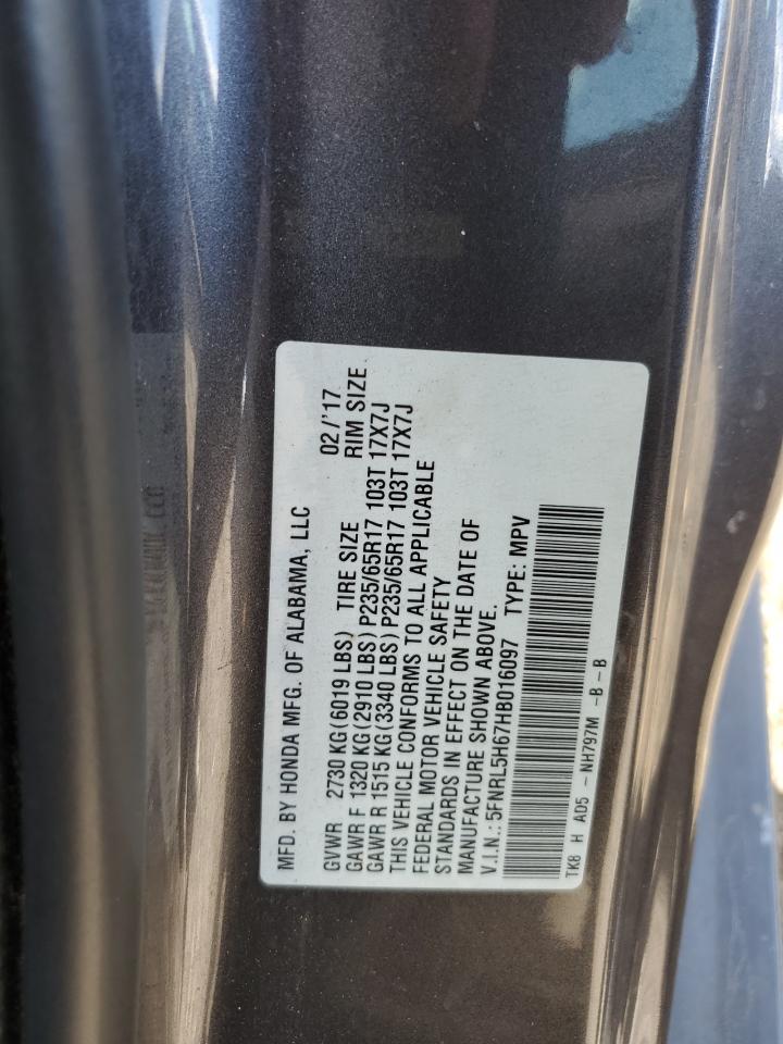2017 HONDA ODYSSEY