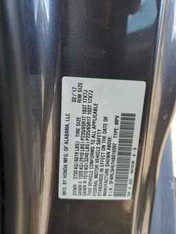 2017 HONDA ODYSSEY