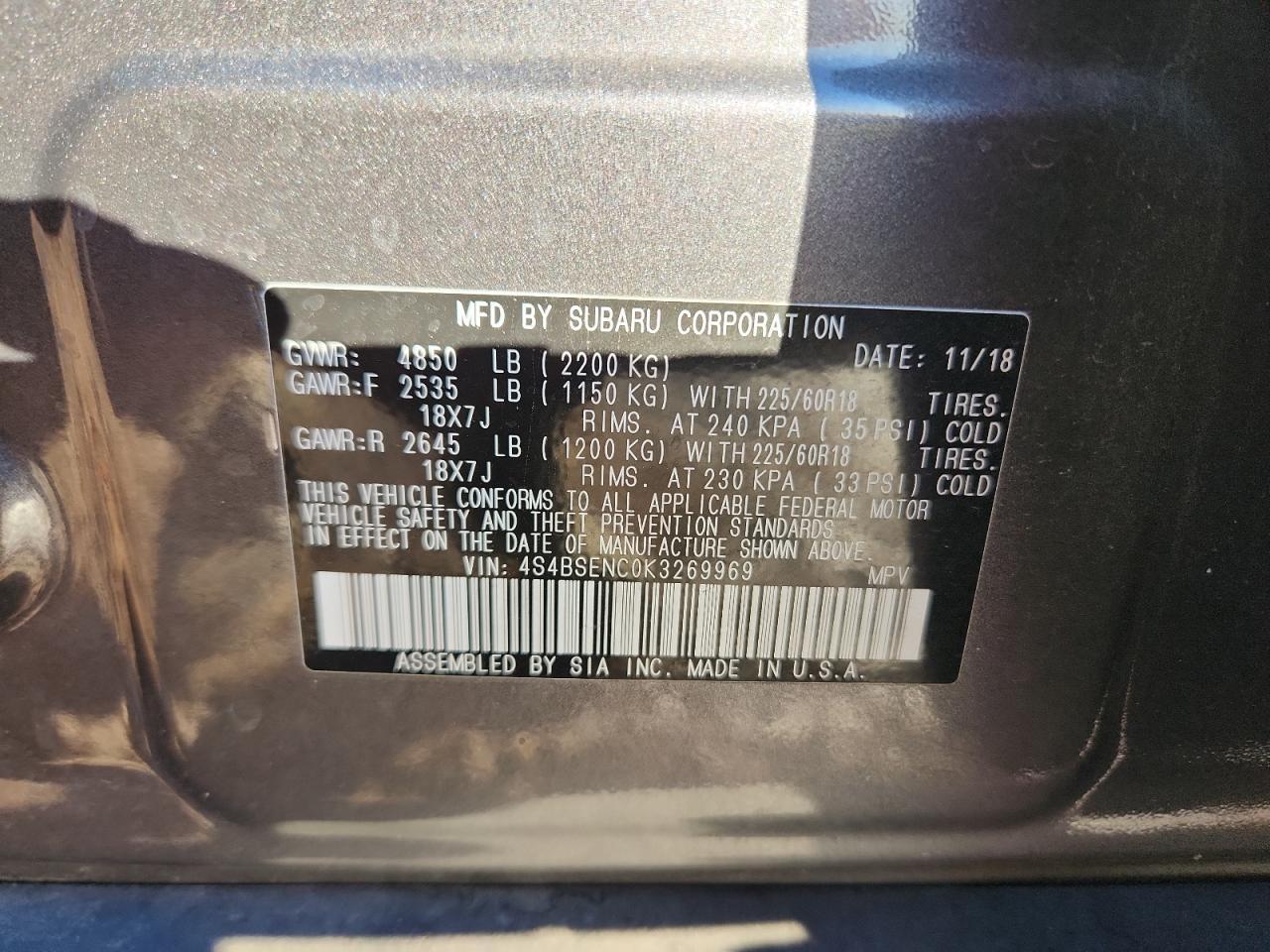 2019 SUBARU Outback