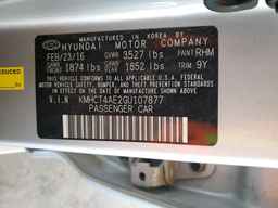 2016 HYUNDAI ACCENT