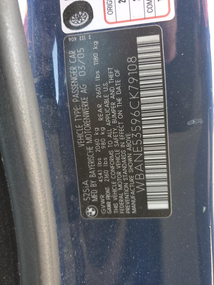 2006 BMW 5 series