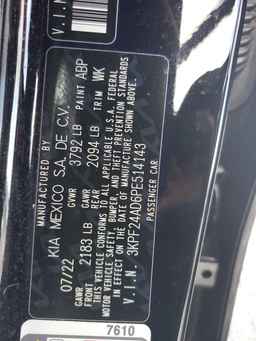 2023 KIA FORTE