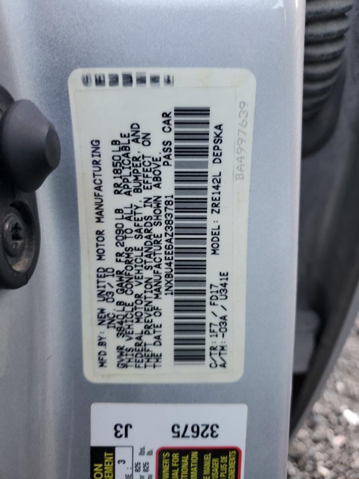 2010 TOYOTA COROLLA