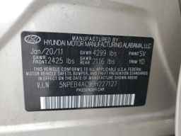 2011 HYUNDAI SONATA