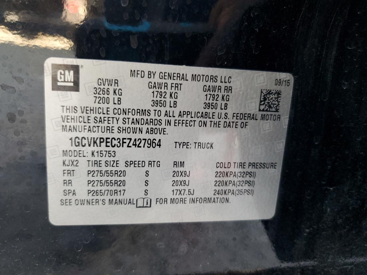 2015 CHEVROLET Silverado