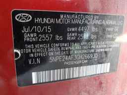 2016 HYUNDAI SONATA