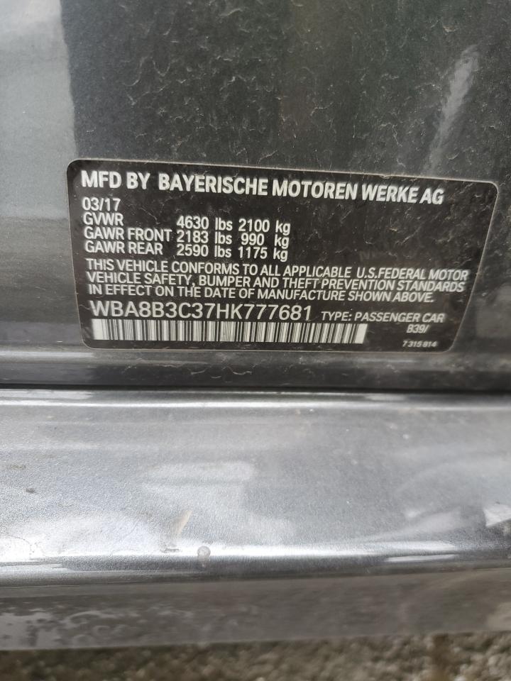 2017 BMW 3 SERIES