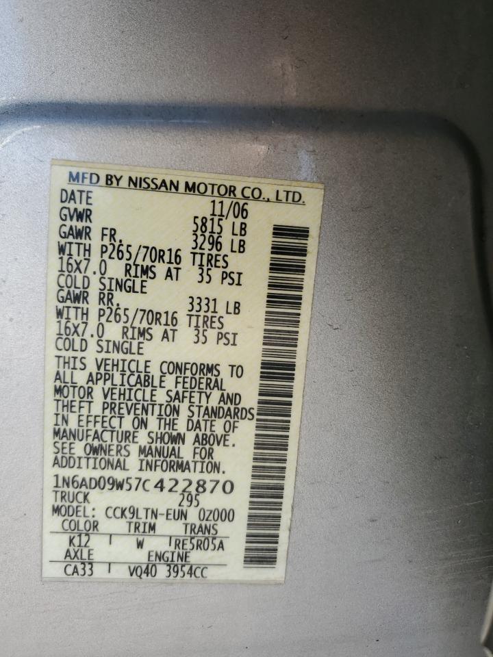 2007 NISSAN Frontier