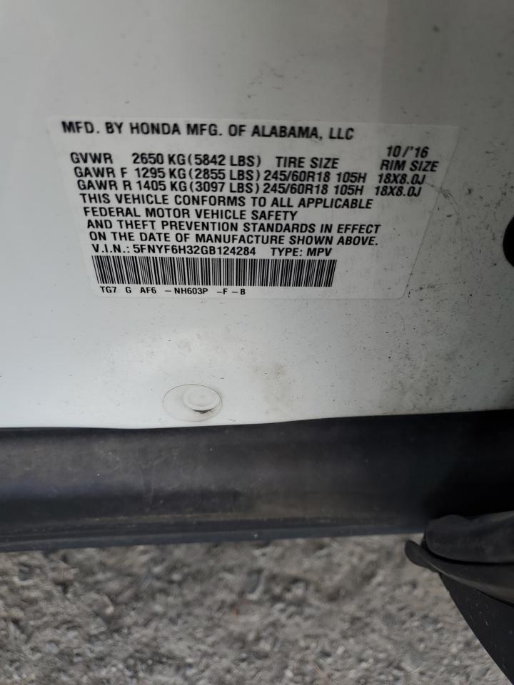 2016 HONDA PILOT