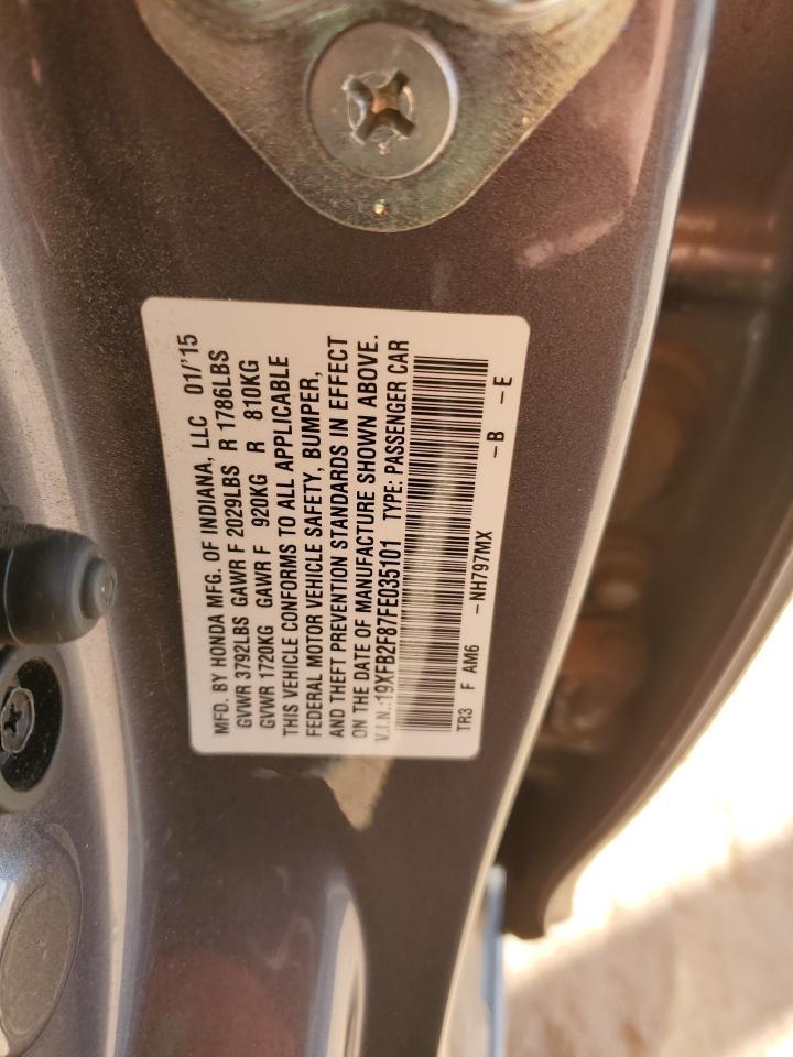 2015 HONDA CIVIC