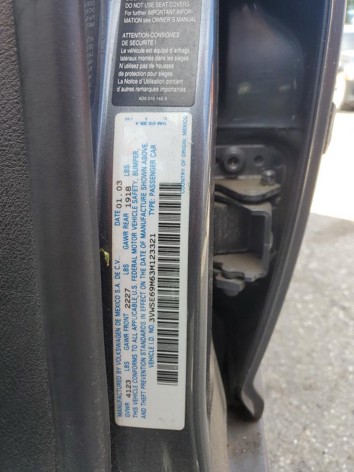 2003 VOLKSWAGEN JETTA