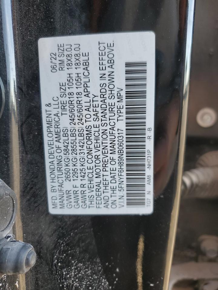 2022 HONDA PILOT
