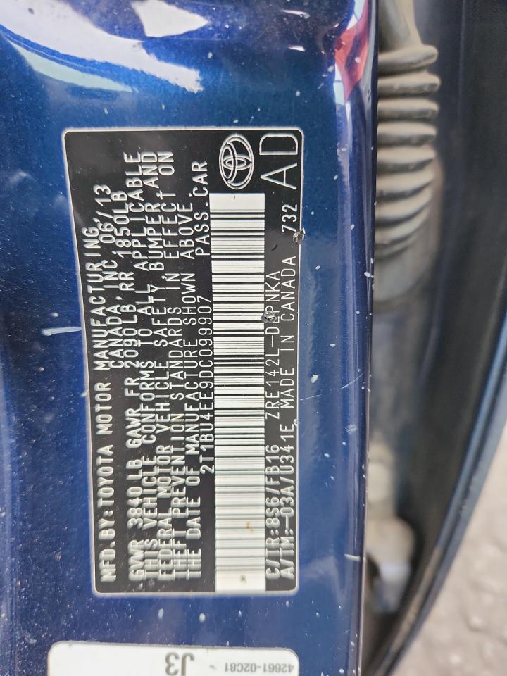 2013 TOYOTA COROLLA