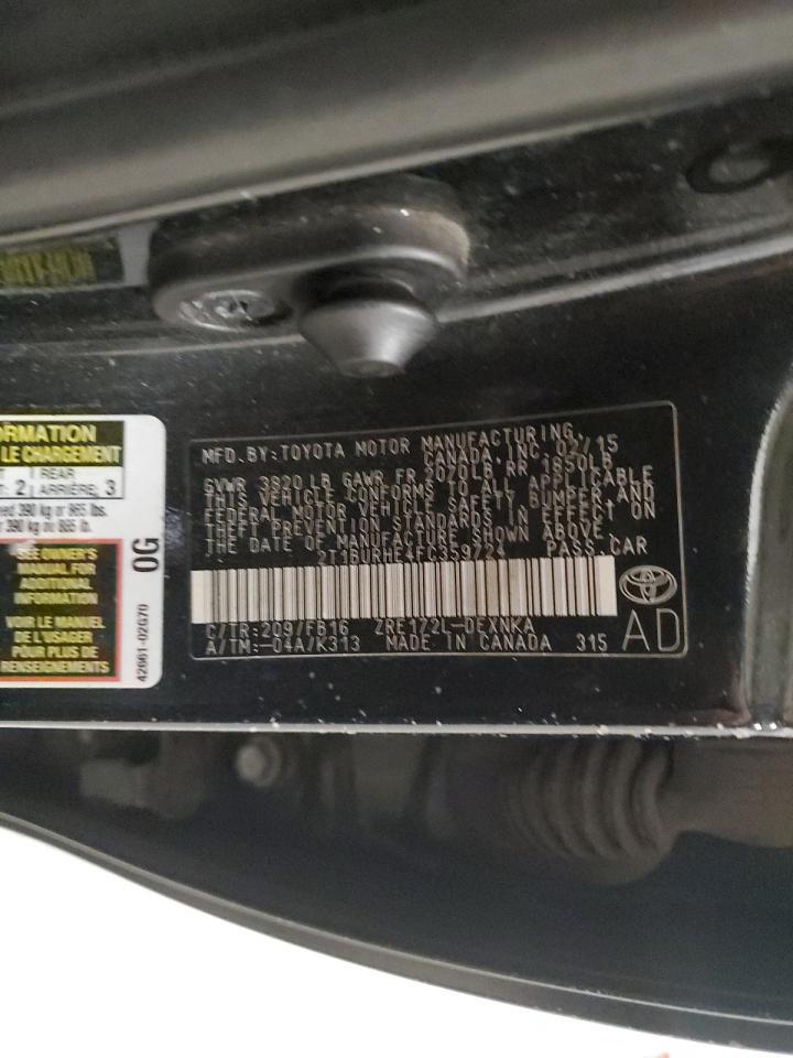 2015 TOYOTA COROLLA