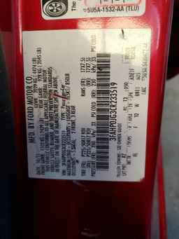 2012 FORD FUSION