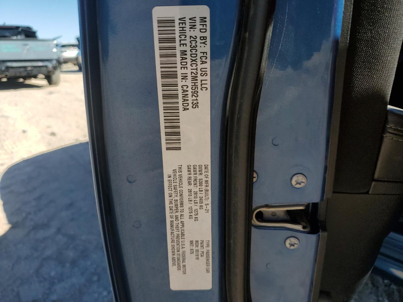 2021 DODGE CHARGER