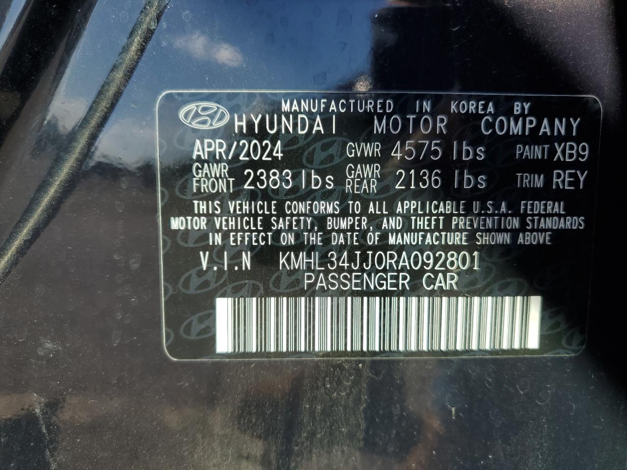 2024 HYUNDAI SONATA