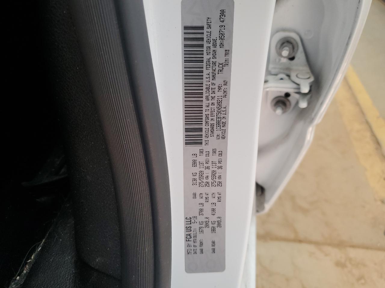 2019 RAM 1500