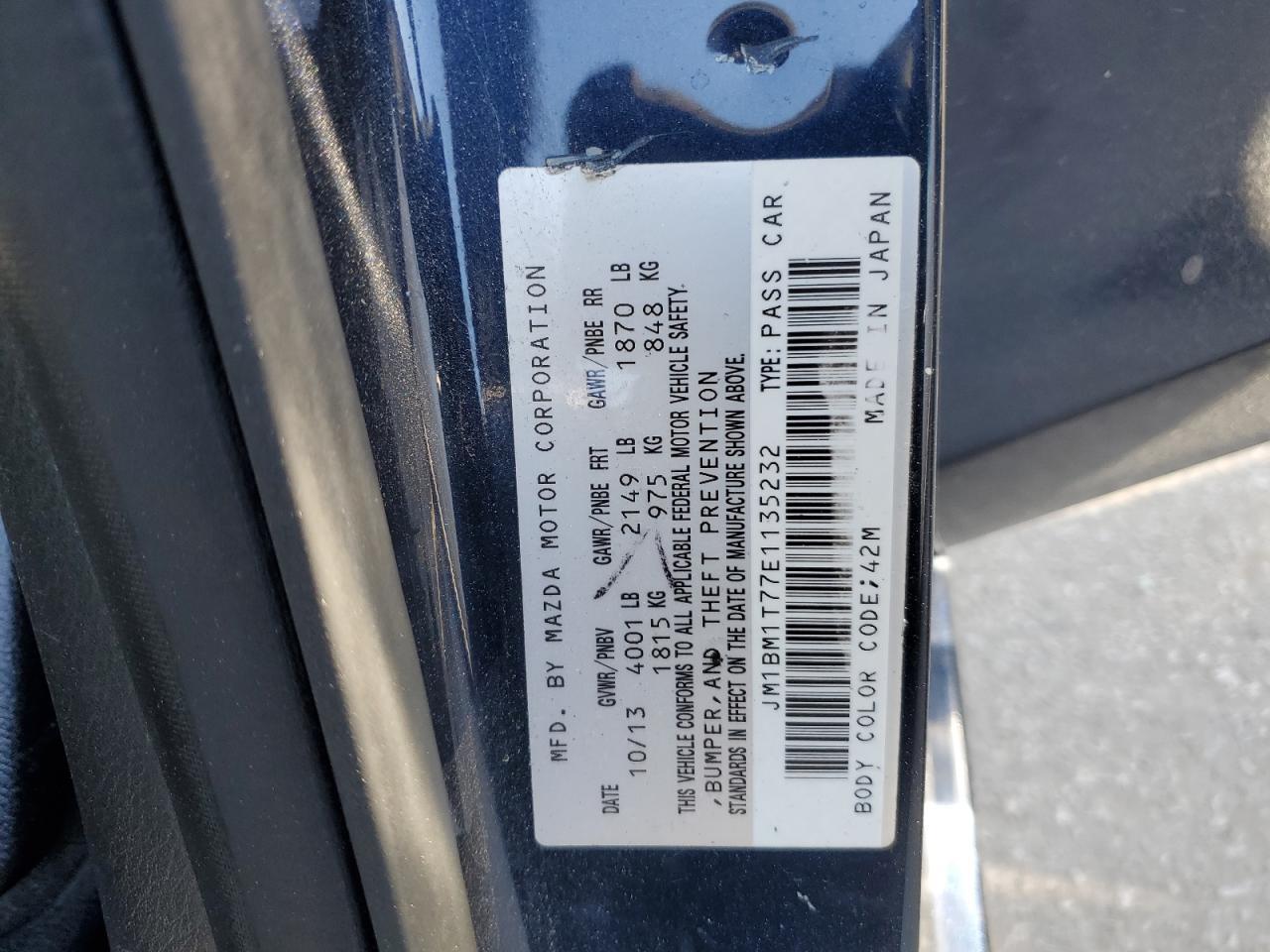 2014 MAZDA 3