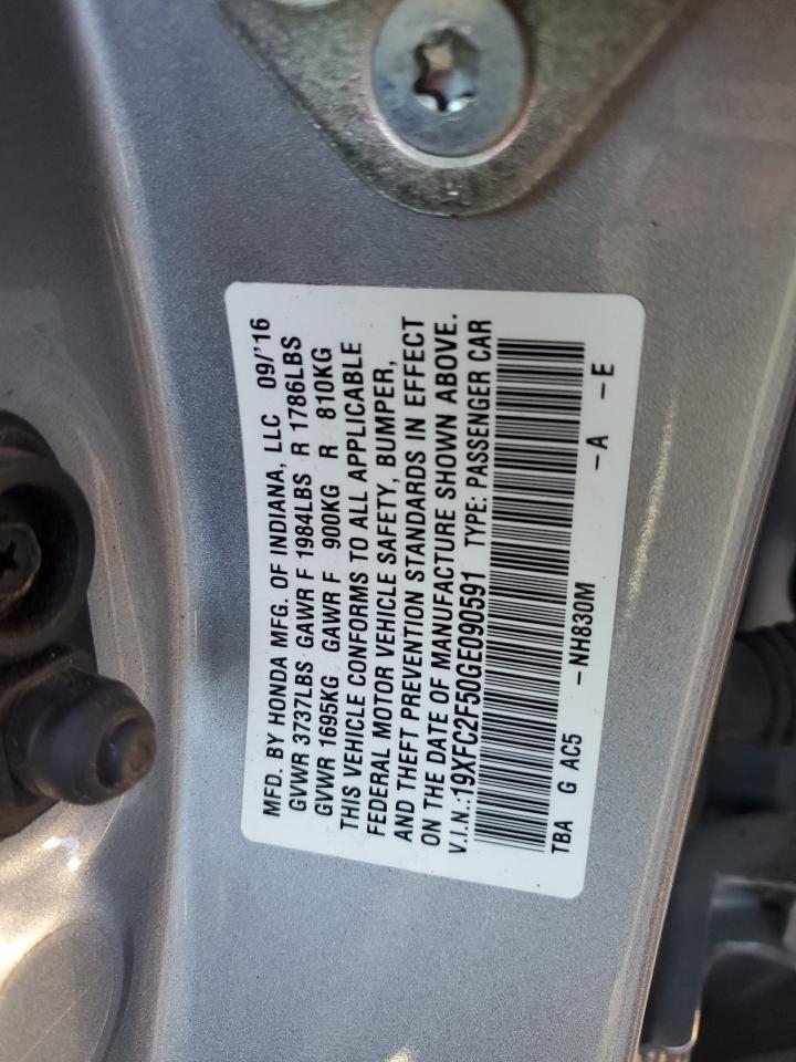 2016 HONDA CIVIC