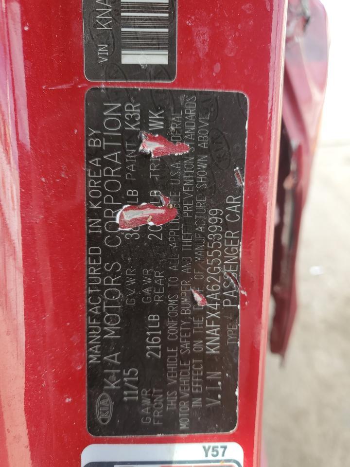 2016 KIA FORTE