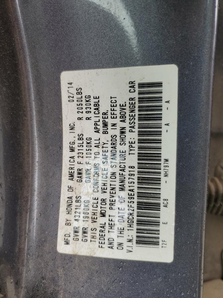 2014 HONDA ACCORD