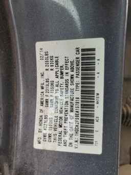 2014 HONDA ACCORD