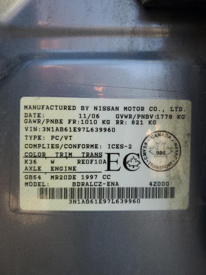2007 NISSAN SENTRA
