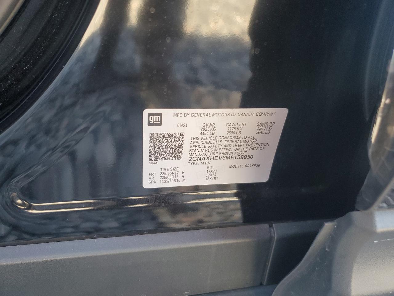 2021 CHEVROLET EQUINOX
